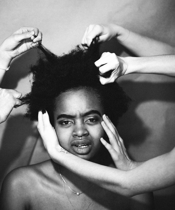 "Erosion" depicts the emotions black women have in the face of lustful appropriation.