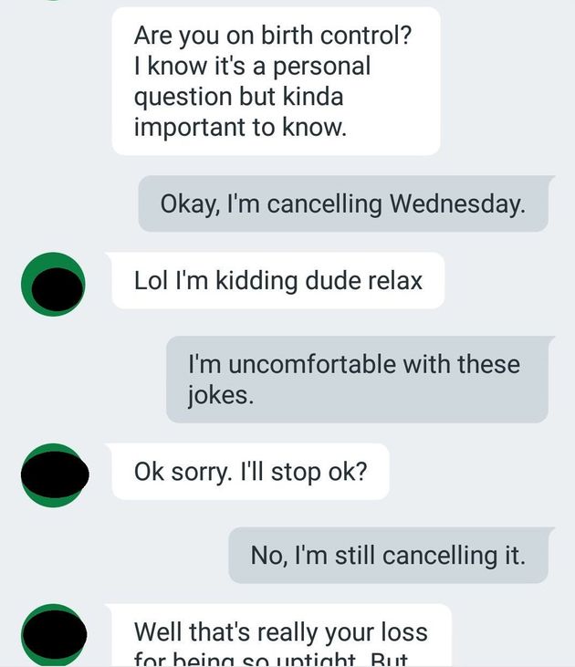 A a t and doesn when guy rescheduled date cancels What to