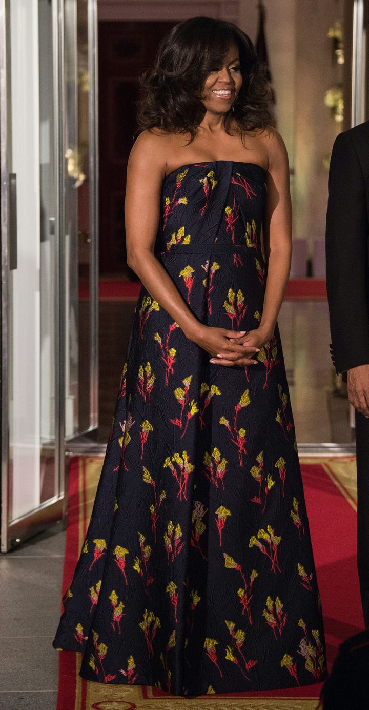 Michelle obama top floral dress