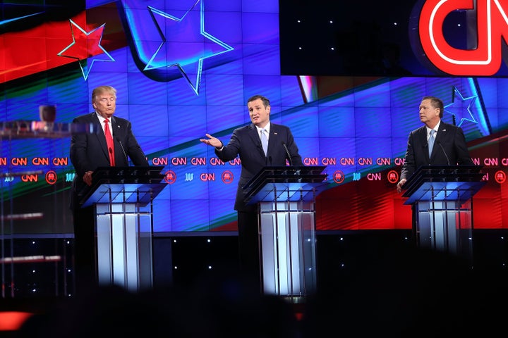 The Republican presidential debate at the University of Miami.