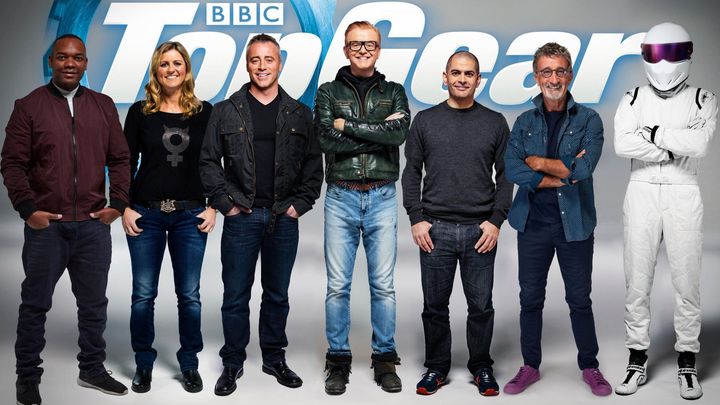The seven new 'Top Gear' presenters, who were definitely all present and correct when this photo was taken and how dare you suggest otherwise