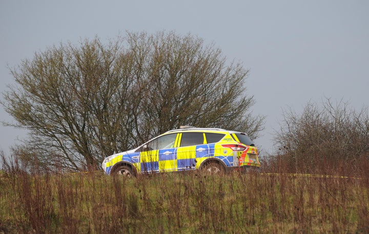 Police at the scene this morning 11th March 2016