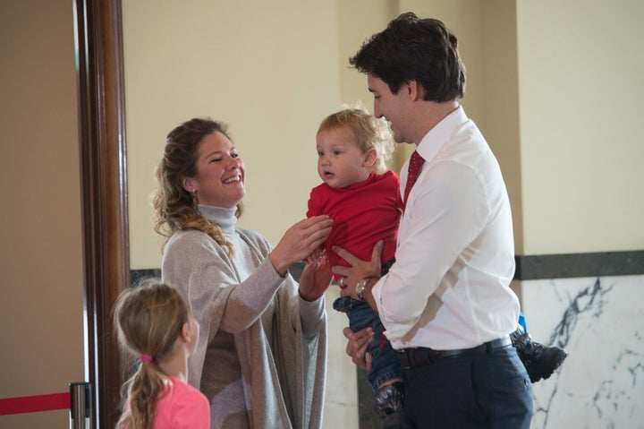 The Canadian Prime Minister's wife added that while she breastfed her three children, she also gave them formula.