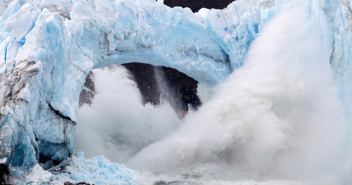 Watch A Massive Ice Bridge Collapse Before Your Eyes | HuffPost Videos