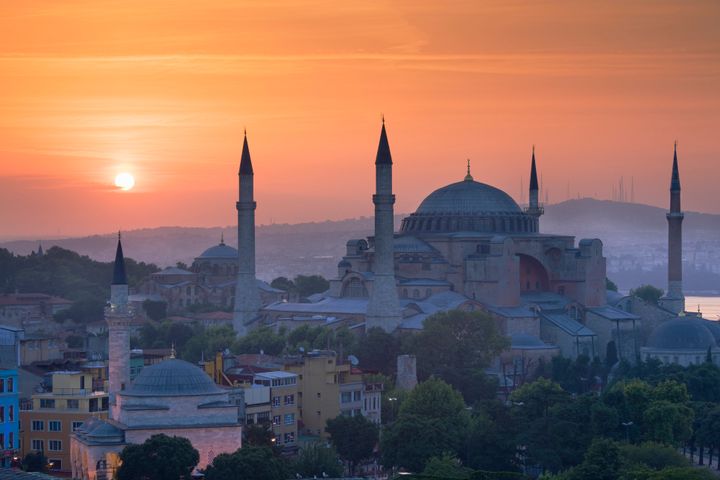 Sunrise in Istanbul.