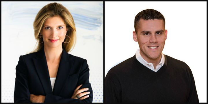 Reboot Illinois founder Anne Dias and AFK partner Anthony Knierim.