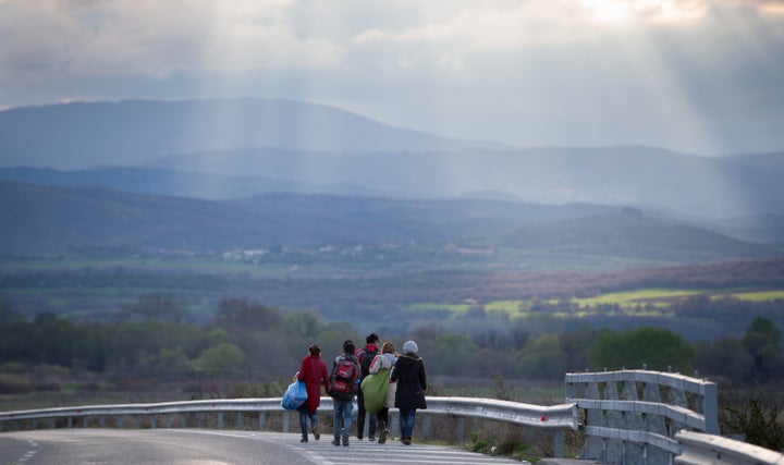 EU and Turkish leaders provisionally agreed a deal to stem migration flows to Europe. Thousands are stranded in the Idomeni refugee camp on the Greek Macedonia border, pictured above, after several countries shut their borders. 