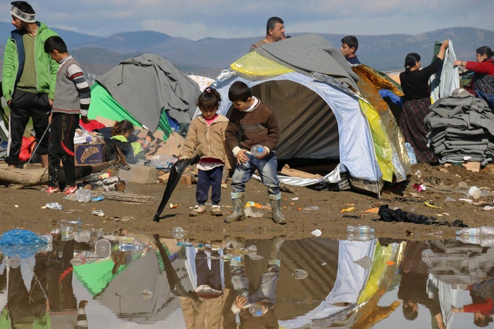 Idomeni camp pictured on Friday. Patrick Kingsley, the first-ever migration correspondent for The Guardian, said the deal will not stop migration flows to Europe.