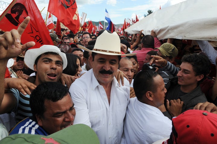 Former President Manuel Zelaya returned to the Honduran capital of Tegucigalpa in May 2011 under an amnesty deal.