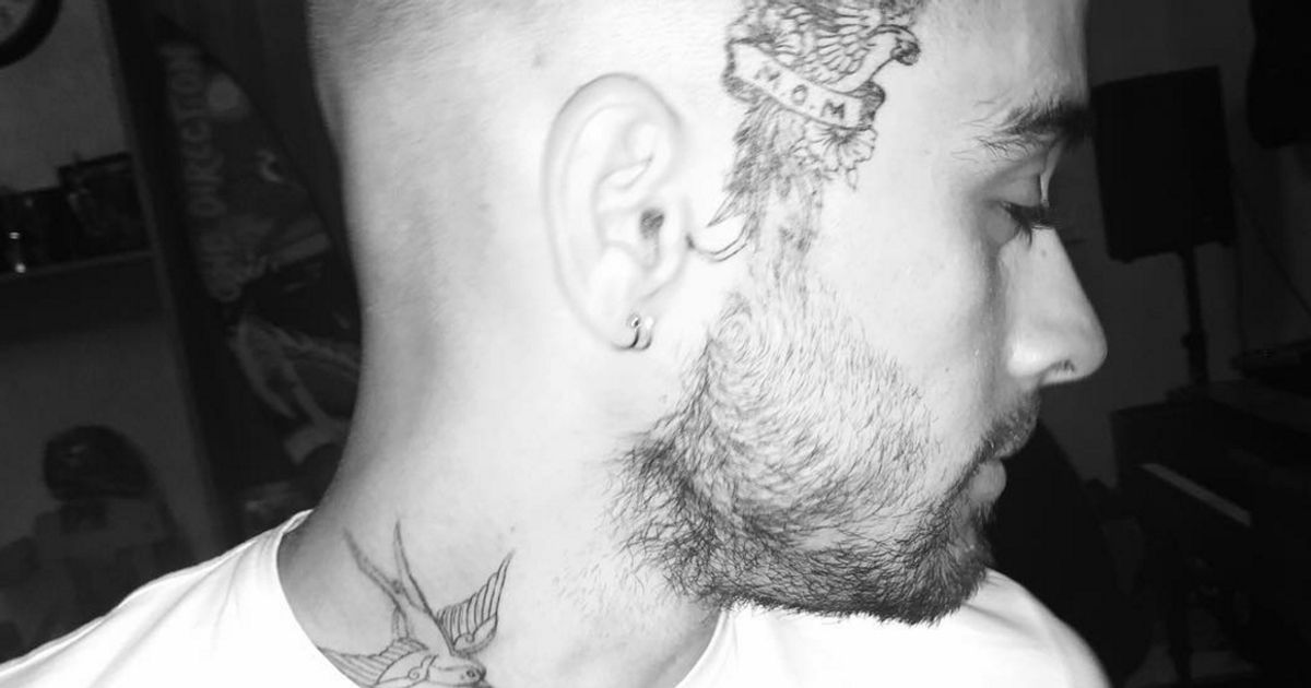 Zayn Malik Debuts Mind Of Mine Tattoo Ahead Of Solo Album Release Huffpost Uk Entertainment 