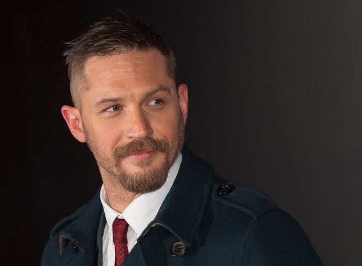 Tom Hardy is also going to be in the film, and we enjoy looking at photographs of him