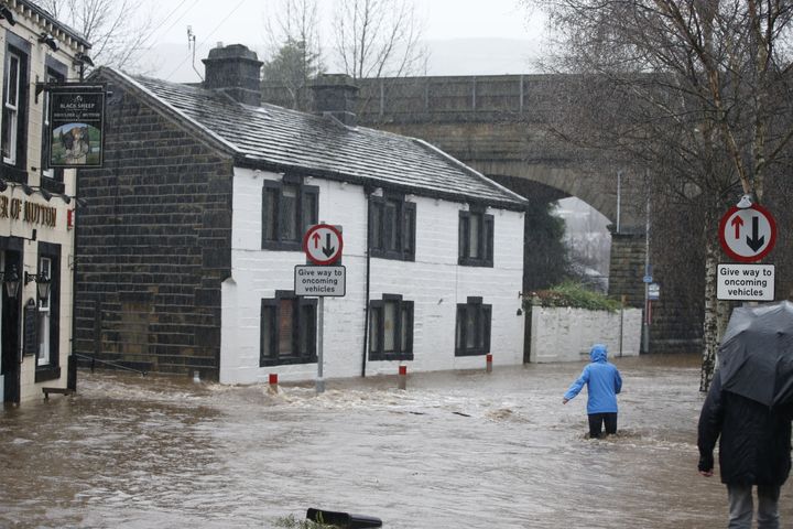 Severe floods hit Yorkshire and other parts of the UK in Winter