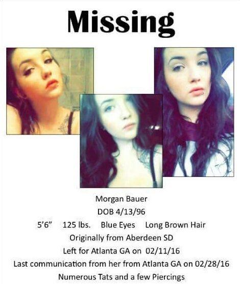 A desperate search is underway for 19-year-old Morgan Bauer, who hasn't been heard from since February 29.