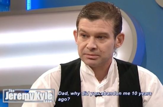 Fergus Kenny was left humiliated after appearing on the Jeremy Kyle show
