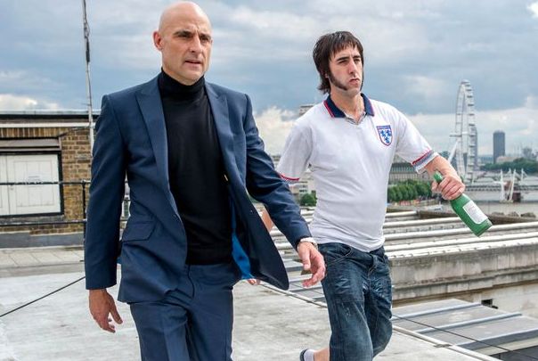 <strong>Mark Strong co-stars with Sacha Baron Cohen in 'Grimsby'</strong>