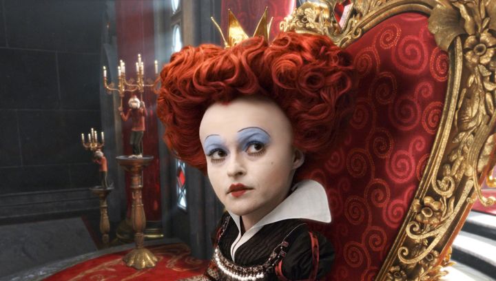 Helena Bonham Carter as the 'Red Queen'