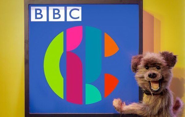 CBBC mascot Hacker T Dog unveils the channel's new logo