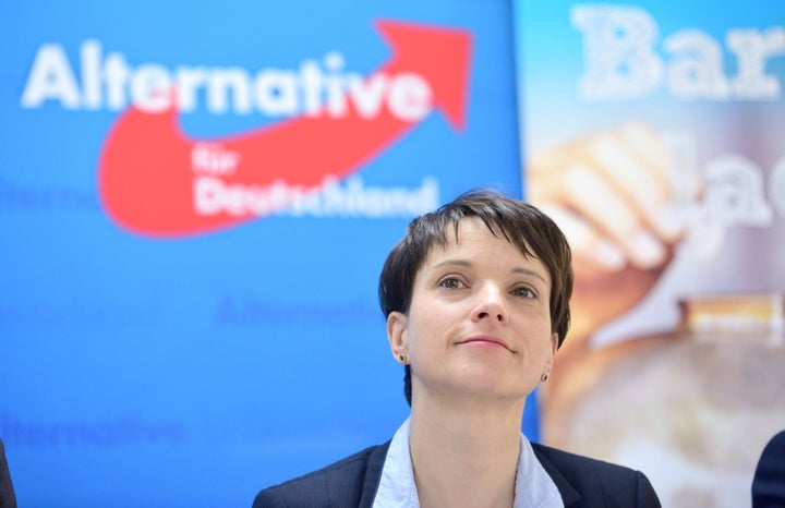 Frauke Petry, 40, is the new face of the Alternative for Germany party. Earlier this year, she suggested that police <a