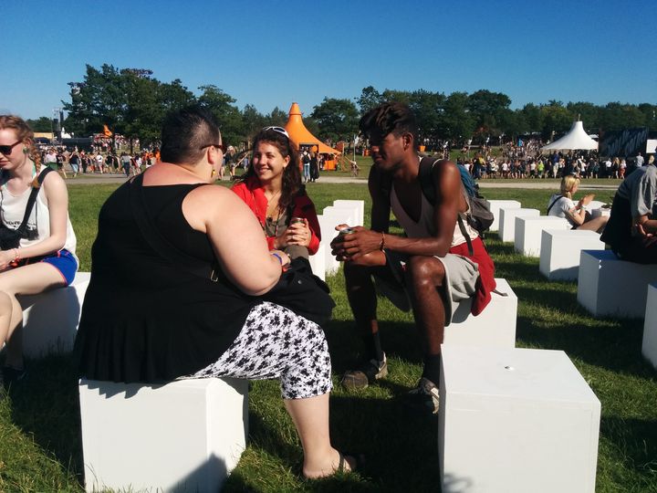 The Human Library conversation at the Roskilde Festival 2015.