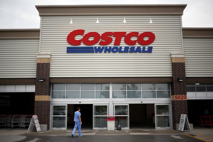 A man enters a Costco Wholesale Corp. store in Louisville, Kentucky. The chain has been cutting back on sales of tobacco products in its stores.