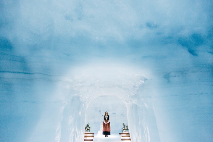 Inga Auðbjörg from the <a href="http://sidmennt.is/english/" target="_blank" role="link" data-ylk="subsec:paragraph;itc:0;cpos:__RAPID_INDEX__;pos:__RAPID_SUBINDEX__;elm:context_link">Icelandic Ethical Humanist Association</a> officiates the ceremony.