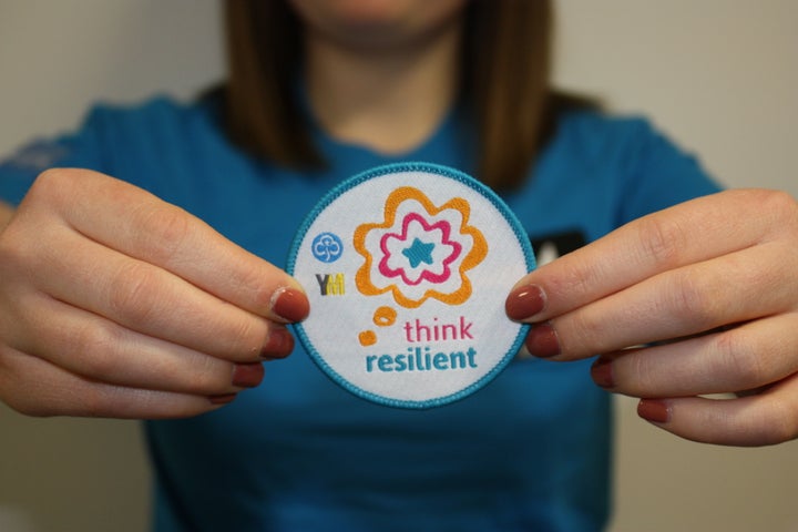 <strong>The new Girlguiding badge</strong>
