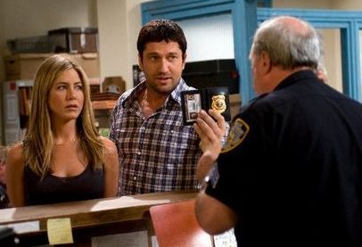<strong>Jennifer Aniston with Gerard Butler in 'The Bounty Hunter'</strong>
