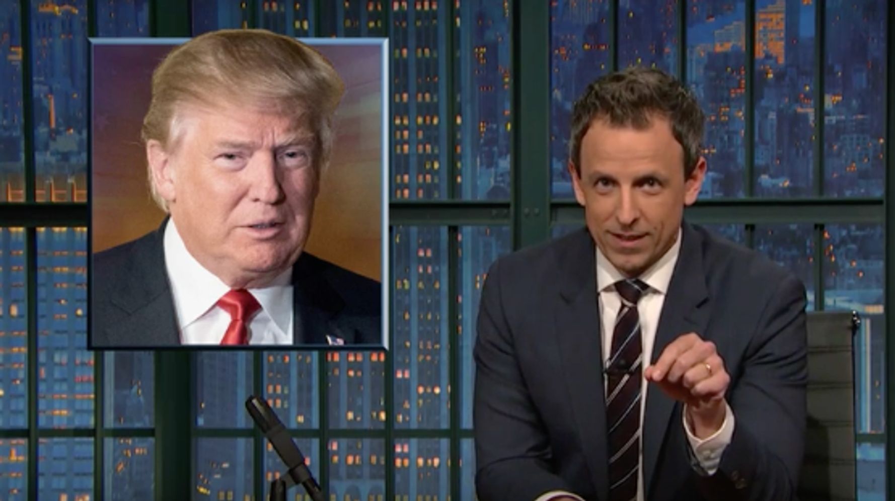 WATCH: 'He's probably going to be a great f**king president' - Late Night  host Seth Myers on Donald Trump