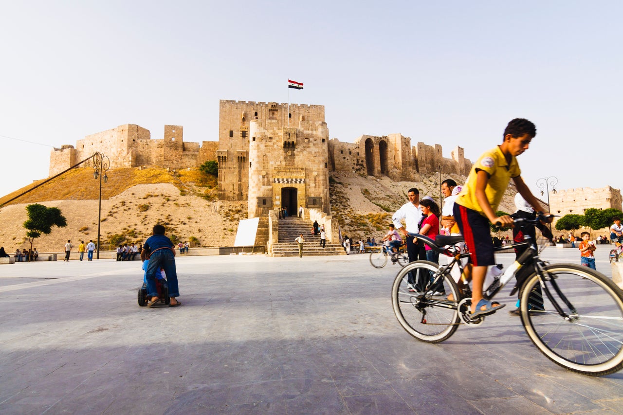 Aleppo's Citadel seen before hostilities