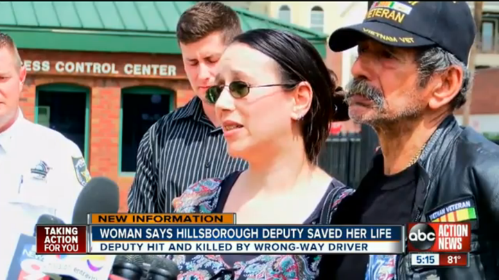 Sarah Geren, 42, said Kotfila sacrificed his life to save her and her boyfriend.