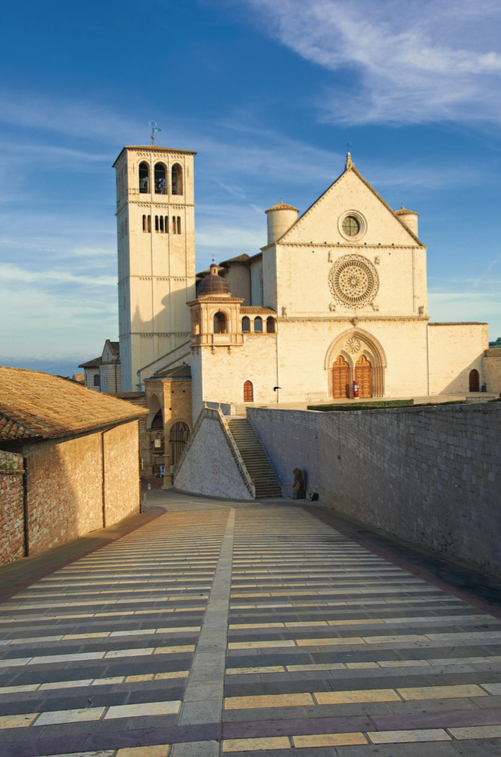 Assisi’s street view.