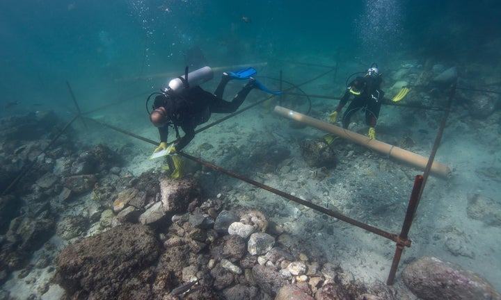 Archeologists discover a 500-year-old shipwreck off the coast of Oman. 