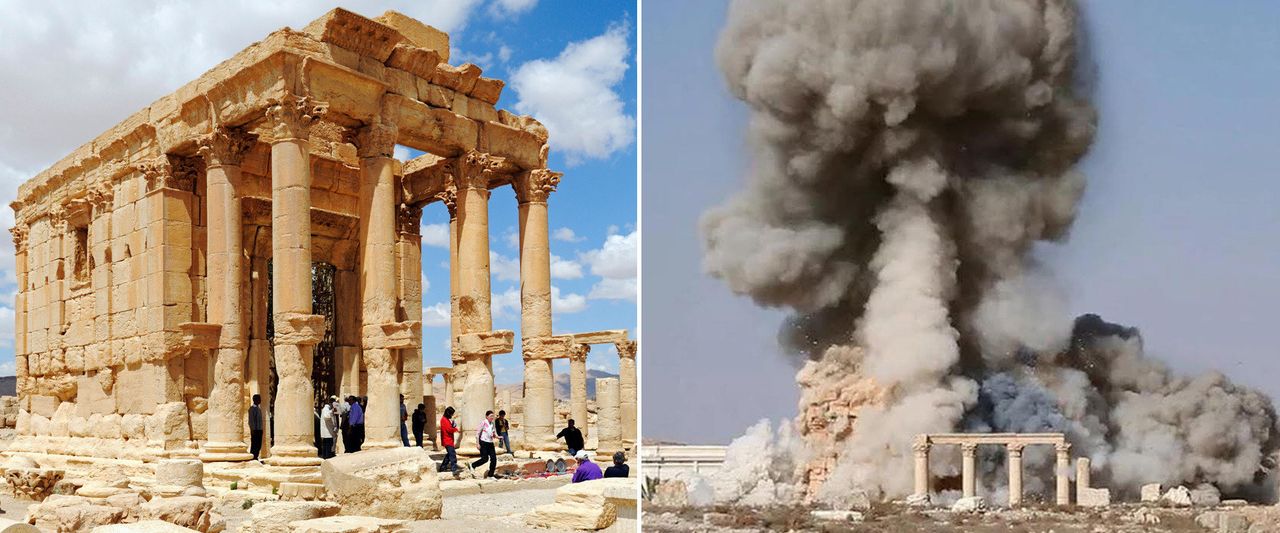 <strong>The Temple of Bel at Palmyra has been destroyed by Islamic State</strong>