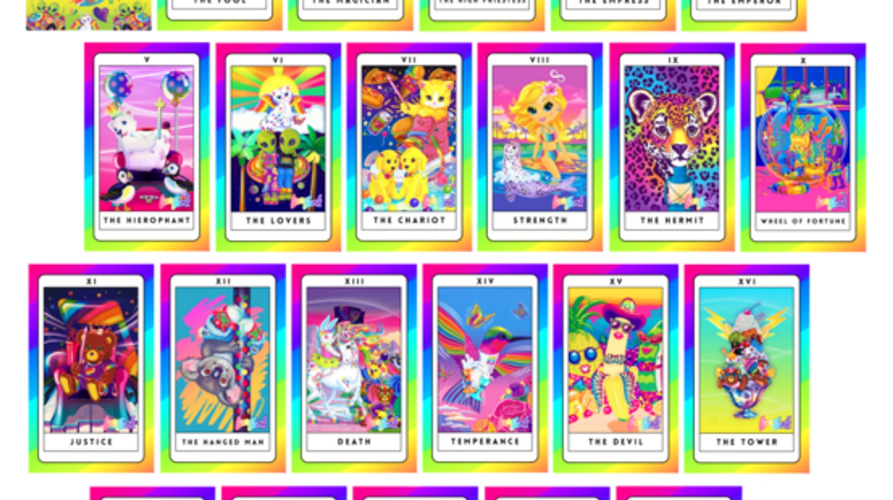 This Lisa Frank Tarot Deck Bring Out Inner | HuffPost Entertainment
