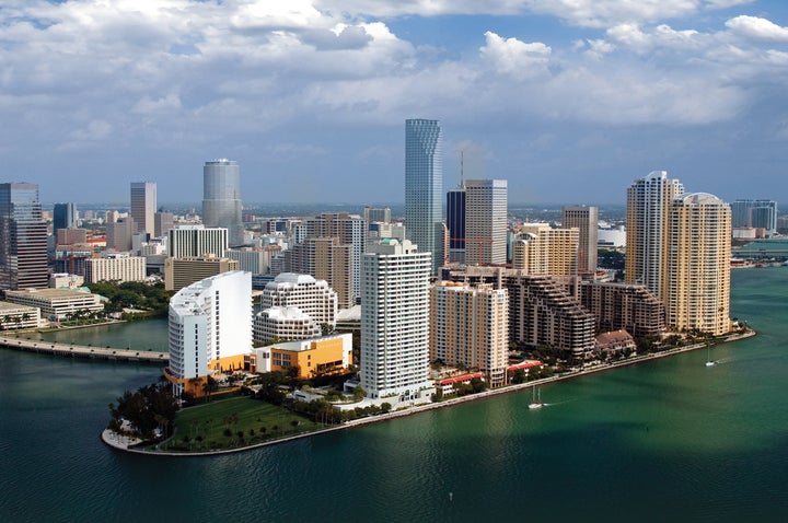 Miami-Dade County, Florida, has more people living less than 4 feet above sea level than any U.S. state, except Louisiana. 