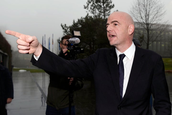 New Fifa president Gianni Infantino