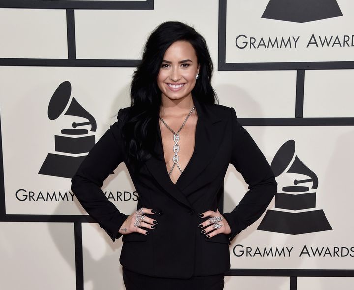 Demi Lovato attends The 58th GRAMMY Awards at Staples Center on February 15, 2016 in Los Angeles, California.