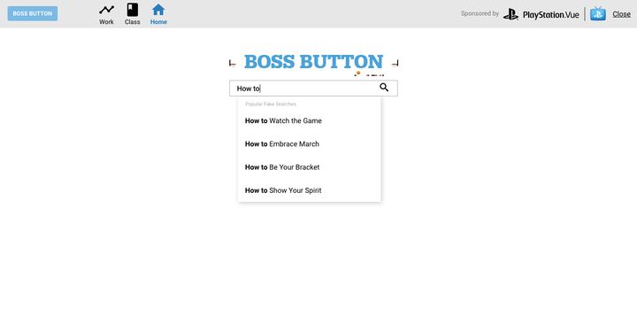 Boss Button is the best search engine for March.
