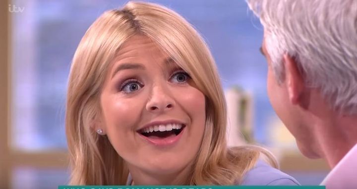 A priceless reaction from Holly Willoughby