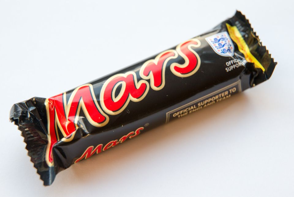 Mars - 30.5g of sugar per bar