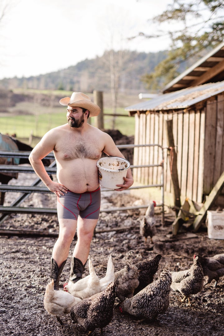 Patrick never imagined himself posing for a shoot like this, but his wife Amanda and photographer Masika Allan convinced him.