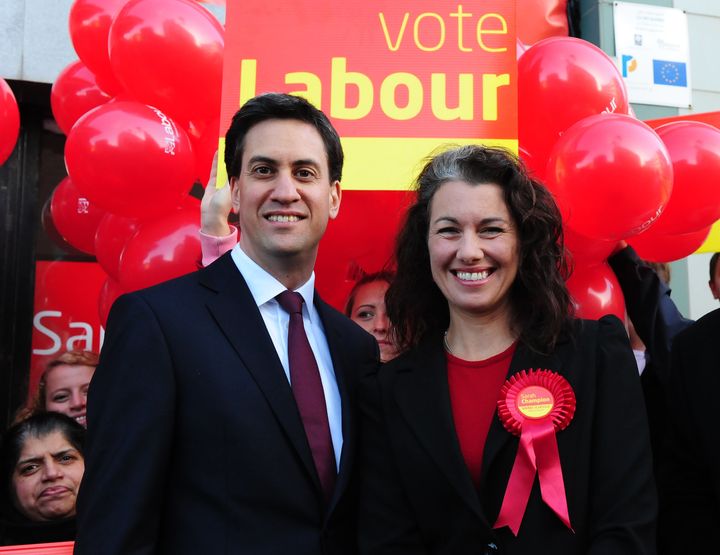 Champion, who made her comments today, with ex-Labour leader Ed Miliband