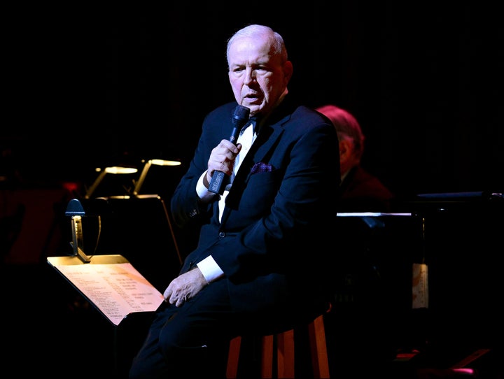 Frank Sinatra Jr. performing at the Sinatra Sings Sinatra concert on March 11.