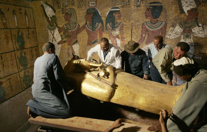 Two hidden chambers have been discovered in the tomb of King Tutankhamun
