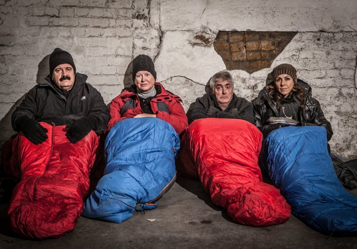 <strong>Wille Thorne, Karen Woodburn, Nick Hancock and Julia Bradbury all took part in the show.</strong>