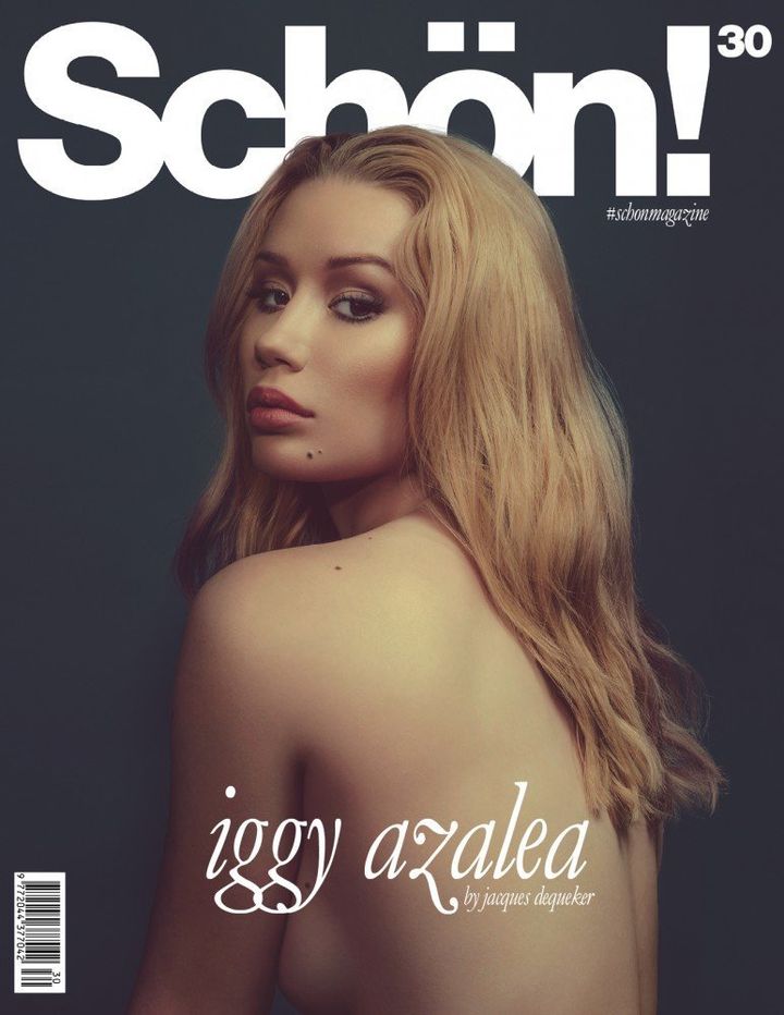 Iggy Azalea on the cover of Schon! magazine's 30th issue. 