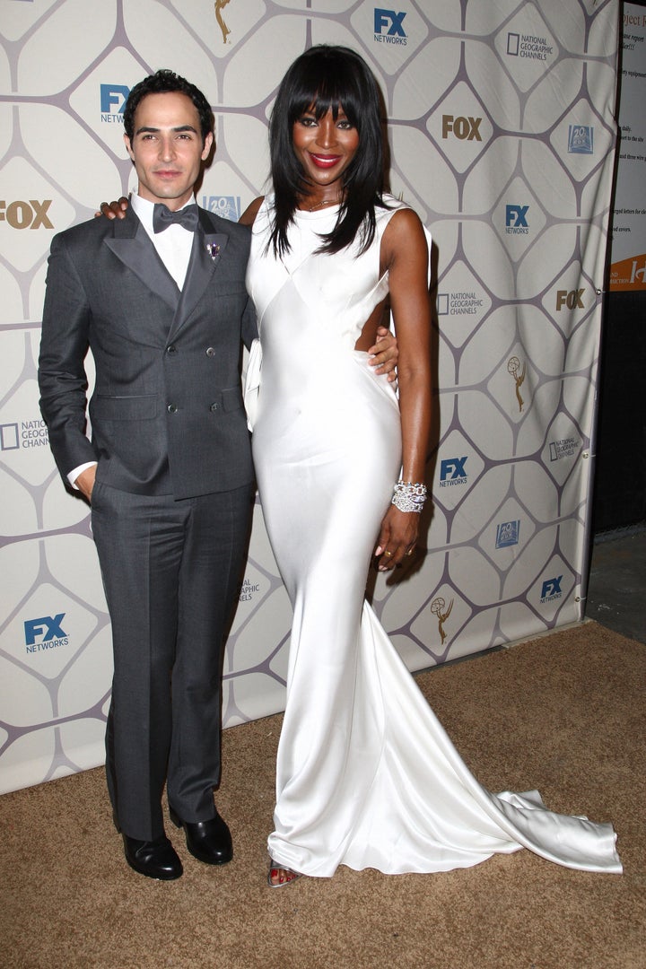 Zac Posen and Naomi Campbell