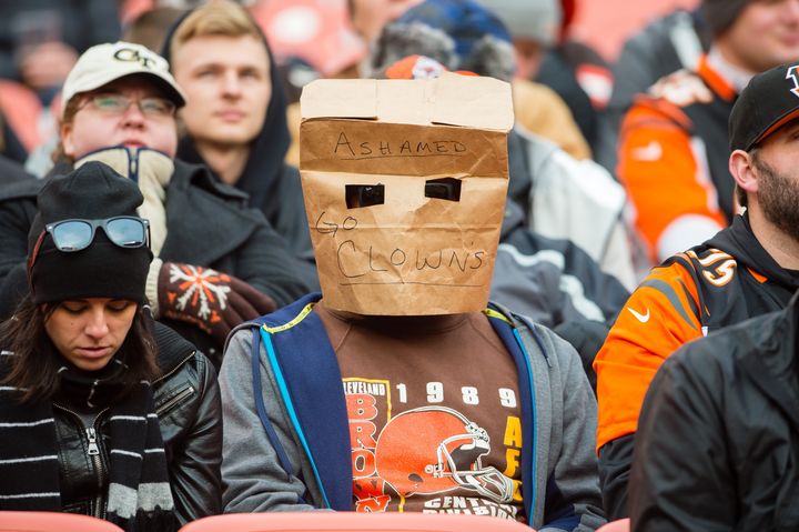 Another sad Cleveland Browns fan illustrates his shame.