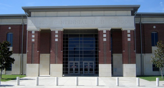 Centennial High School, where students say a football coach made racist comments to black and Latino students.