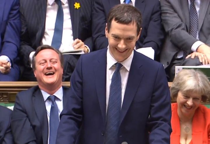 George Osborne delivers his Budget statement to the Commons